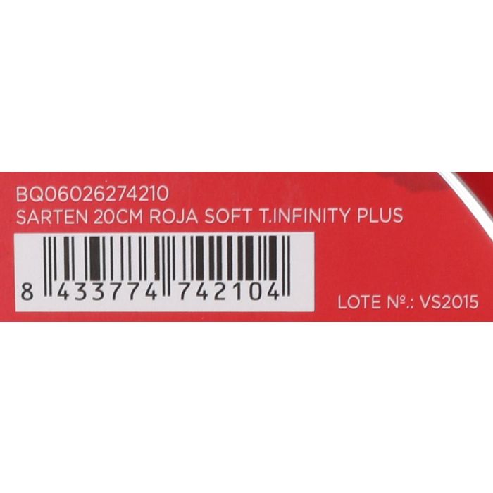 Sartén roja Soft T.Infinity 20 cm - Quttin (6 Unidades) 10 Sartén roja Soft T.Infinity 20 cm - Quttin (6 Unidades) 10