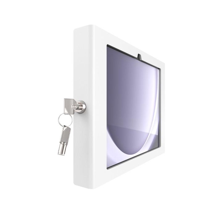 Compulocks Apex Enclosure para Galaxy Tab A9+ Soporte de Pared Blanco con Cerradura y Acceso a Cable de Carga