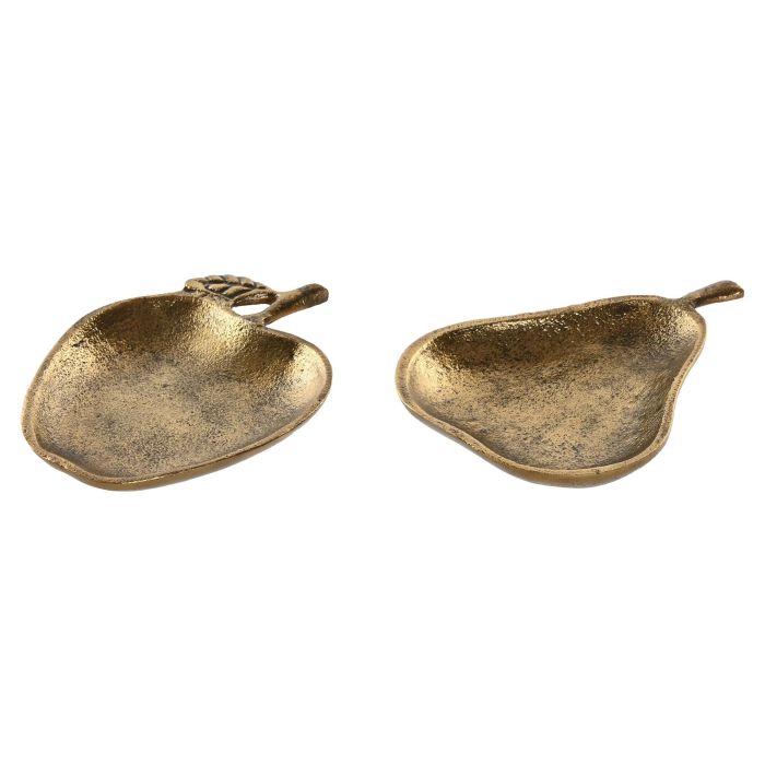Bandeja Vaciabolsillos Shabby DKD Home Decor Dorado 15 x 2 x 11 cm (6 Unidades) Bandeja Vaciabolsillos Shabby DKD Home Decor Dorado 15 x 2 x 11 cm (6 Unidades)