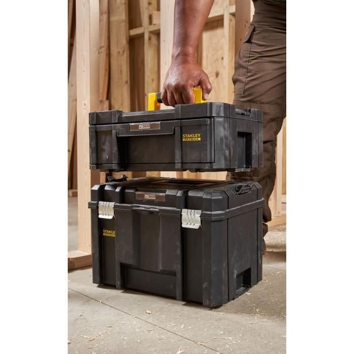 STANLEY Tstak-Fatmax - Caja de cajones grande con 6 compartimentos extraíbles, 9,5 l - 44 x 33,17 x 17,6 cm - FMST1-71968 5 STANLEY Tstak-Fatmax - Caja de cajones grande con 6 compartimentos extraíbles, 9,5 l - 44 x 33,17 x 17,6 cm - FMST1-71968 5
