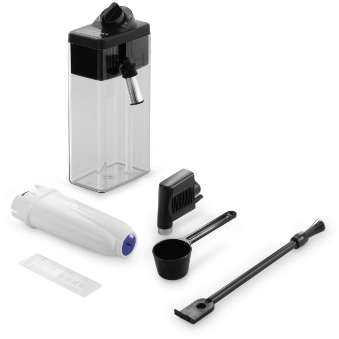 DeLonghi Máquina espresso Dinamica ECAM 380.85.SB, Totalmente automática, 1.8 L, Molinillo integrado, Negro, Plata 4 DeLonghi Máquina espresso Dinamica ECAM 380.85.SB, Totalmente automática, 1.8 L, Molinillo integrado, Negro, Plata 4