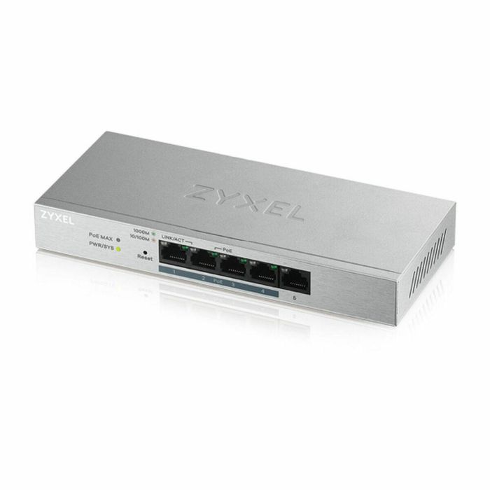 Switch ZyXEL GS1200-5HPV2-EU0101F RJ-45 PoE Gris 1