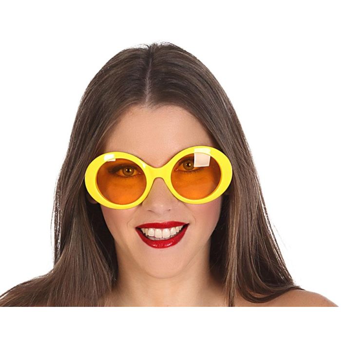 Gafas Carnaval Amarillo Mujer Adulto