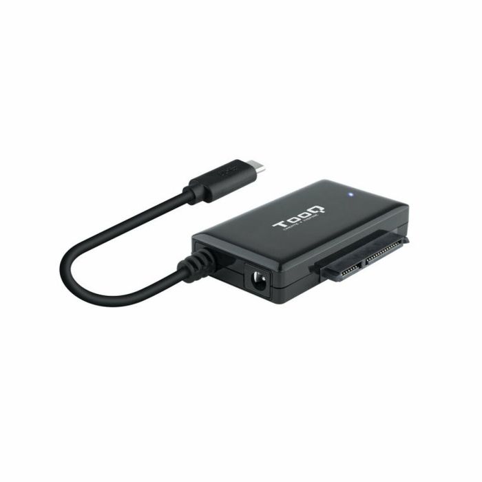 TooQ TQHDA-02C Adaptador USB-C a SATA para Discos Duros SSD/HDD 2.5" y 3.5" USB 3.1 Gen1 5Gbps Negro, compatible SATA I/II/III. 10