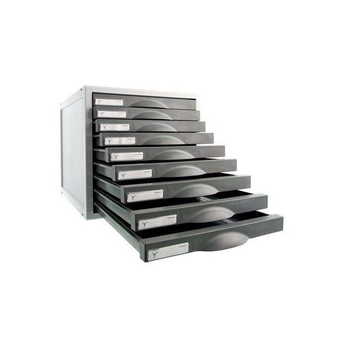 Modulo Archisystem 9 Cajones Grafito