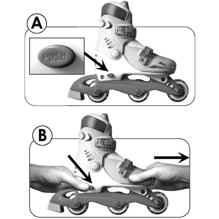 CHICA 2 en 1 Patines en línea tres ruedas Tamaño 27-30 CONTROL DE PATINES 3 CHICA 2 en 1 Patines en línea tres ruedas Tamaño 27-30 CONTROL DE PATINES 3