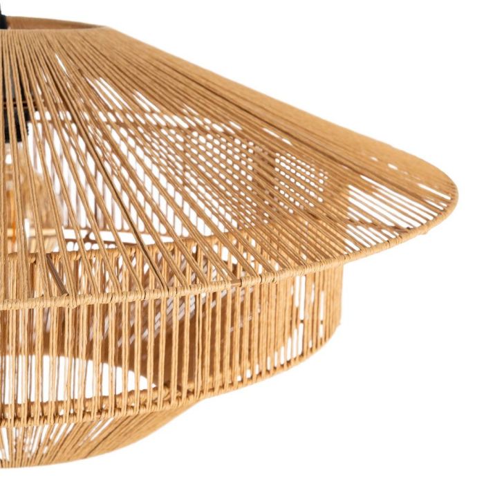 Lámpara Techo Natural Cuerda de Papel 60 X 60 X 27 cm