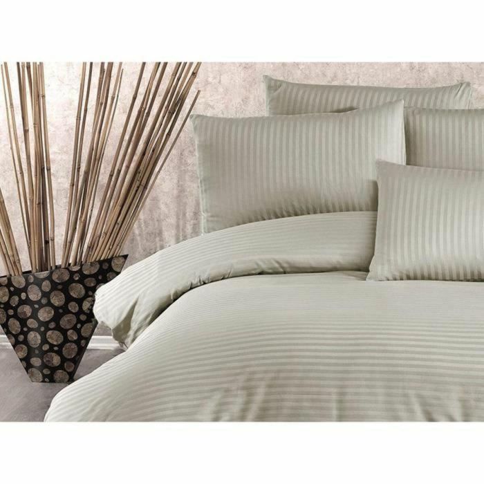 Juego de cama 220x240 cm + 2 fundas de almohada 60x60 cm - 70% poliéster, 30% algodón - Capuchino ASI8683743939206 3 Juego de cama 220x240 cm + 2 fundas de almohada 60x60 cm - 70% poliéster, 30% algodón - Capuchino ASI8683743939206 3