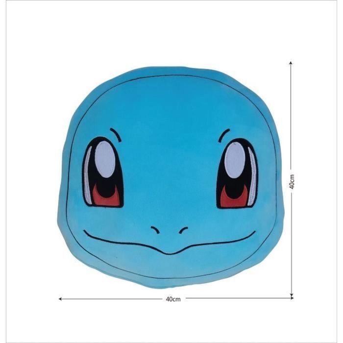 Pokemon POK3700891706735 - Cojín Premium Cara de Squirtle de Microfibra - 40 cm 2