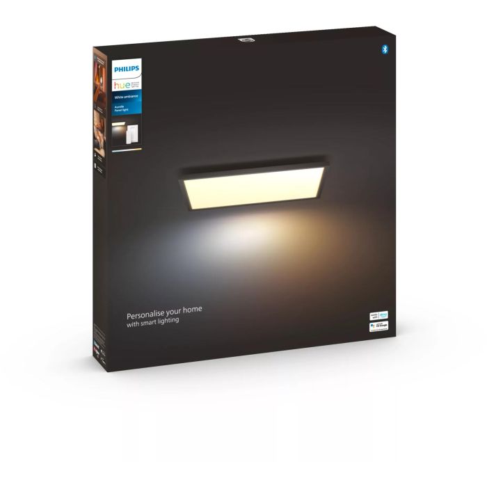 Philips Hue White Ambiance Aurelle Panelleuchte 60x60 Schw inkl DS 2
