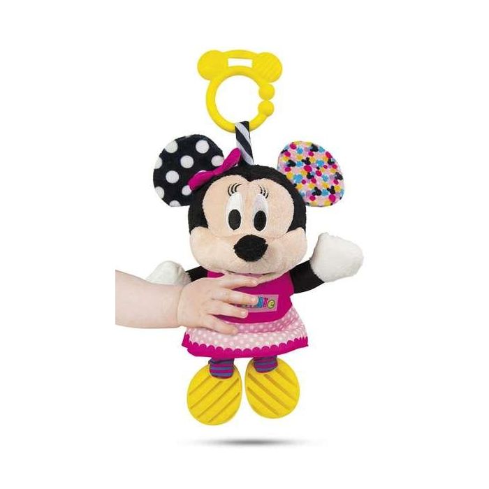 Sonajero minnie peluche texturas con mordedor 18x28x11 cm 20