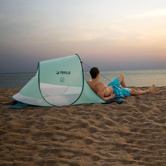 Bestway Tienda Polyester Fibra de Vidrio UPF 80+ 200x120x90 cm Camping y Playa 68107 9