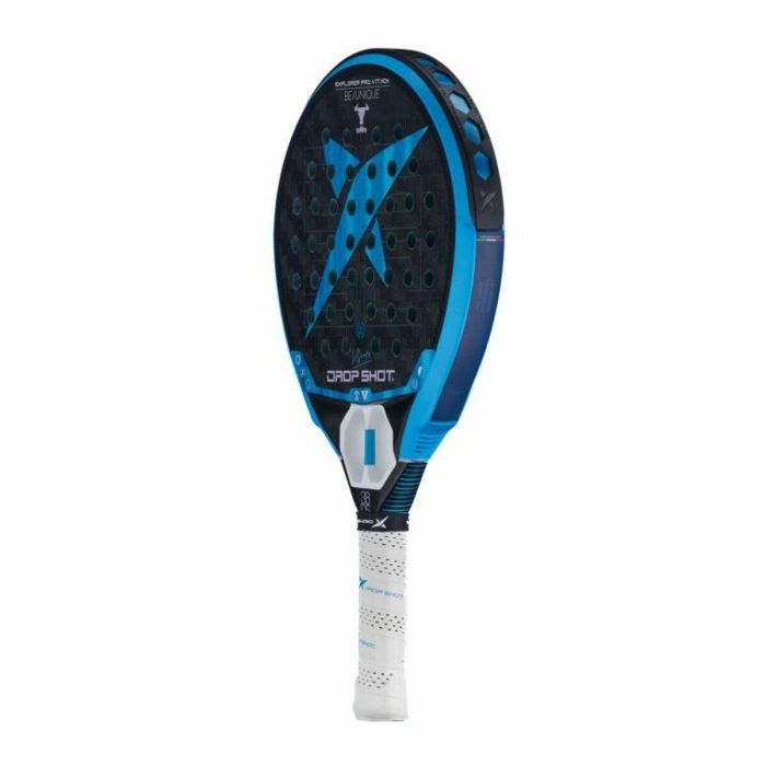 Pala de Pádel Drop Shot Explore Pro Attack Nic Azul Negro 3 Pala de Pádel Drop Shot Explore Pro Attack Nic Azul Negro 3