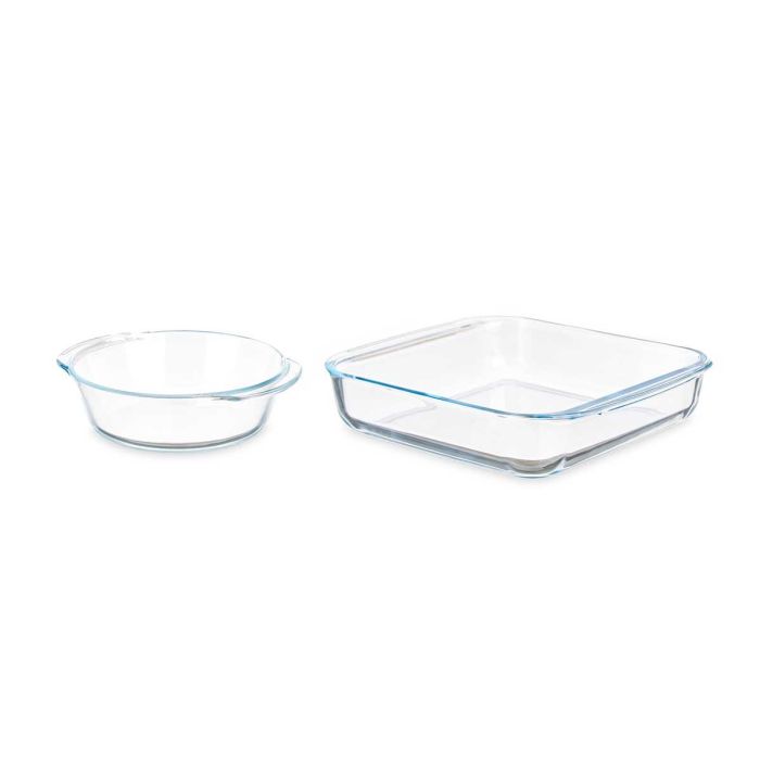 Set 2 Bandejas Borosilicato 800 1800Ml Vivalto 25X6CM (6 Unidades) 1 Set 2 Bandejas Borosilicato 800 1800Ml Vivalto 25X6CM (6 Unidades) 1