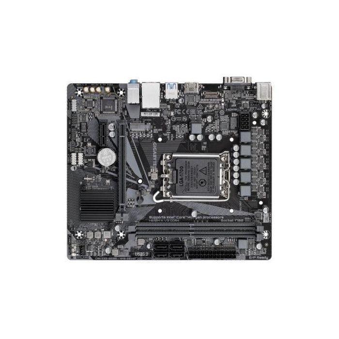 GIGABYTE 9MH61NH3-00-G10 Placa Base Intel H610 Socket 1700 DDR4 Micro ATX M-ATX para PC 3