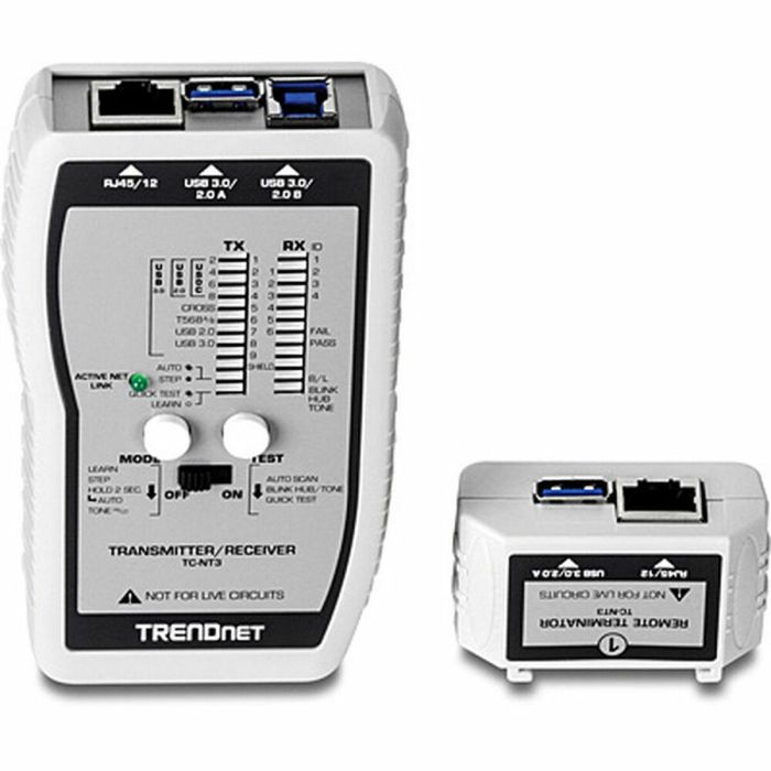 Comprobador Cables de Red Trendnet TC-NT3 1 Comprobador Cables de Red Trendnet TC-NT3 1