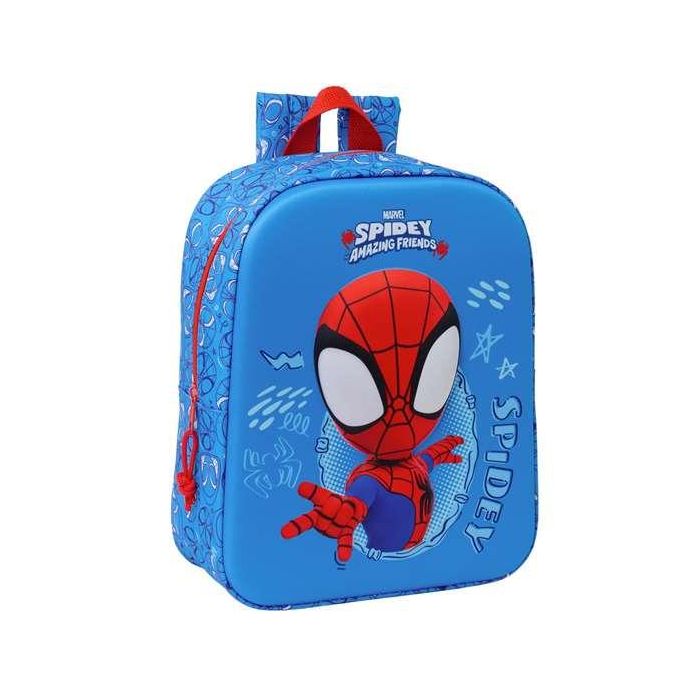 Safta Mochila Guarderia 3D Spiderman 22x27x10 cm 0 Safta Mochila Guarderia 3D Spiderman 22x27x10 cm 0