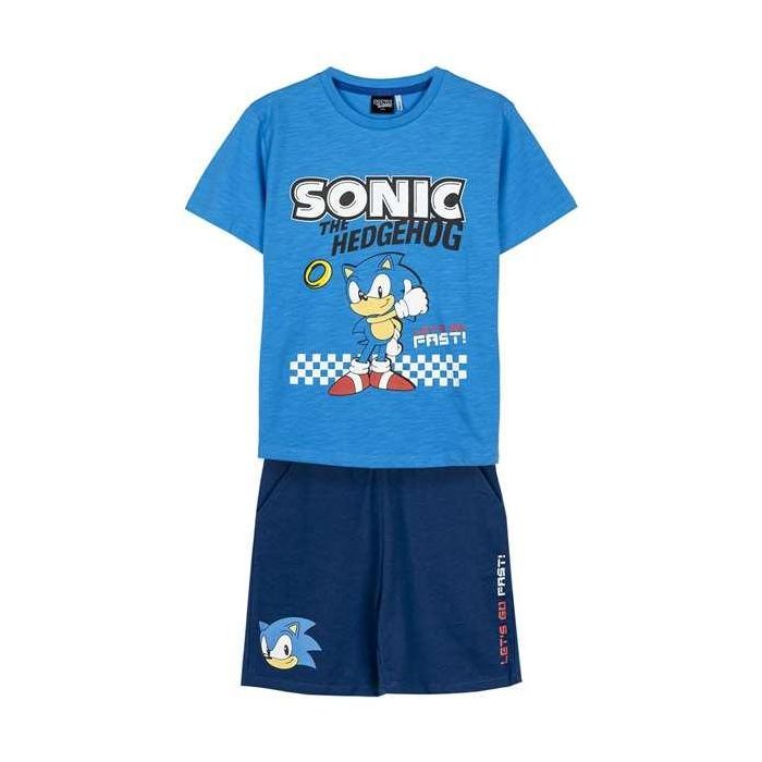 Conjunto de Ropa Sonic Azul 8 Años Conjunto de Ropa Sonic Azul 8 Años