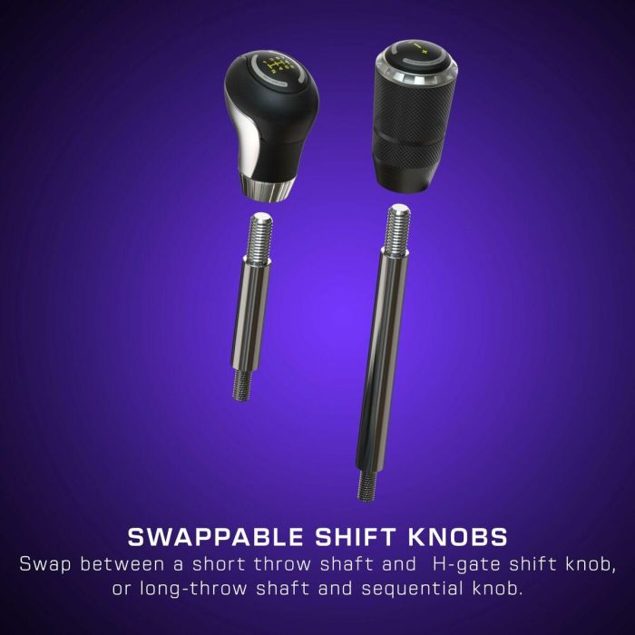 Turtle Beach TBS-0001-05 VelocityOne™ Multi-Shift Palanca de Cambios y Freno de Mano Universal - Negro 11