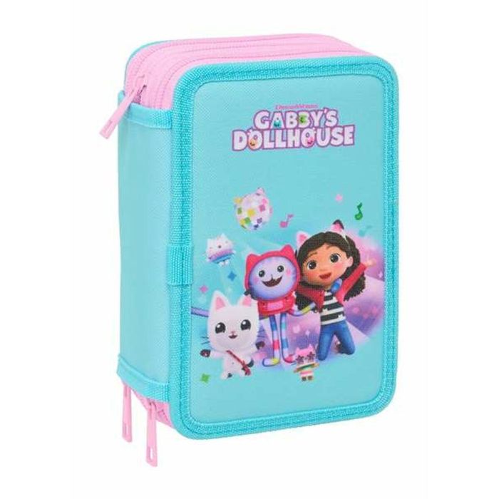 Safta Plumier Triple Gabby's Dollhouse 37 Piezas, Estuche Escolar 12.5x19.5x5.5cm, Edad 3+ Años 0 Safta Plumier Triple Gabby's Dollhouse 37 Piezas, Estuche Escolar 12.5x19.5x5.5cm, Edad 3+ Años 0