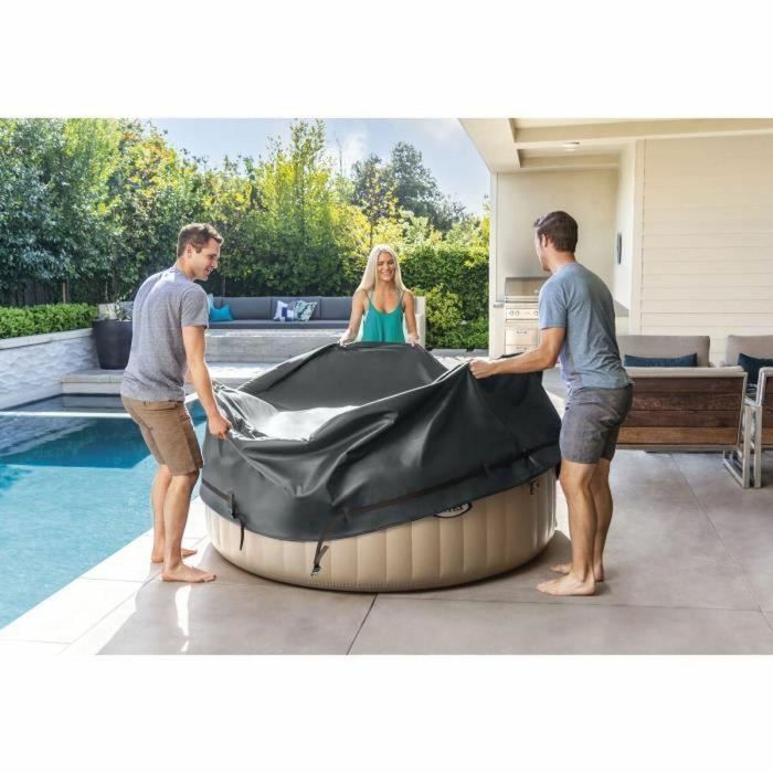 Intex LIN6941057426662 Cubierta Térmica PureSpa Round 8 Plazas, Manta Aislante Anti-Pérdida de Calor 4 Intex LIN6941057426662 Cubierta Térmica PureSpa Round 8 Plazas, Manta Aislante Anti-Pérdida de Calor 4