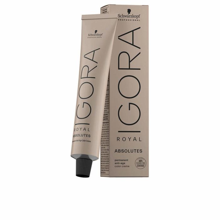 Schwarzkopf Igora Royal Absolutes 8-60 Coloración Permanente Profesional para Cabello - Cobertura Excelente y Resultados Uniformes