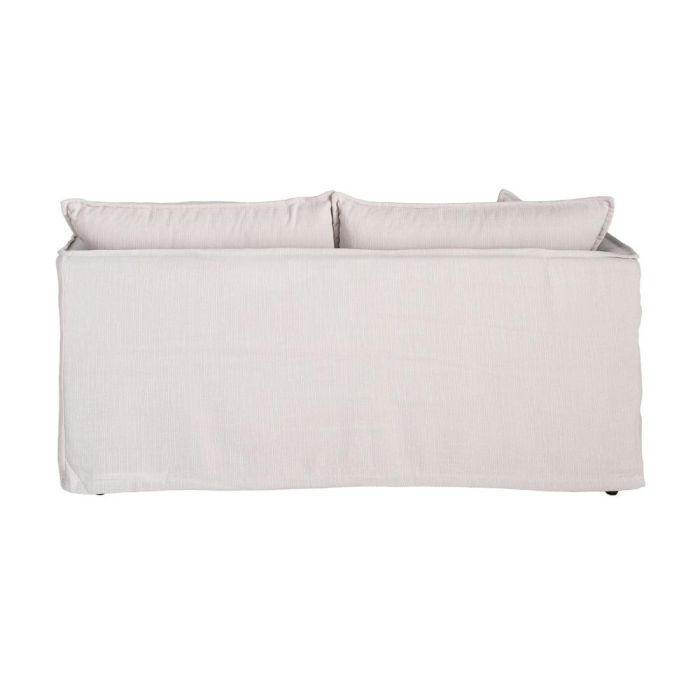 Sofá 2 Plazas Crema Tejido 181 X 103 X 72 cm