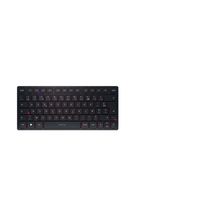 Cherry KW 9200 MINI Teclado Compacto Inalambrico 2.4GHz, Bluetooth 5.0 y con Cable Recargable Negro 3