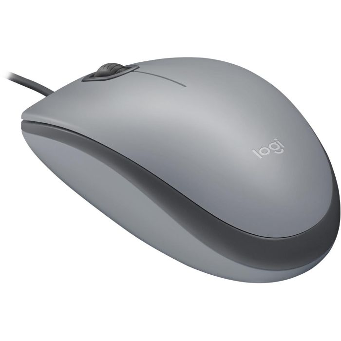 Logitech M110 Ratón Silencioso con Cable USB. Confort ambidiestro de tamaño completo, clic con más del 90% de reducción de ruido. 0 Logitech M110 Ratón Silencioso con Cable USB. Confort ambidiestro de tamaño completo, clic con más del 90% de reducción de ruido. 0