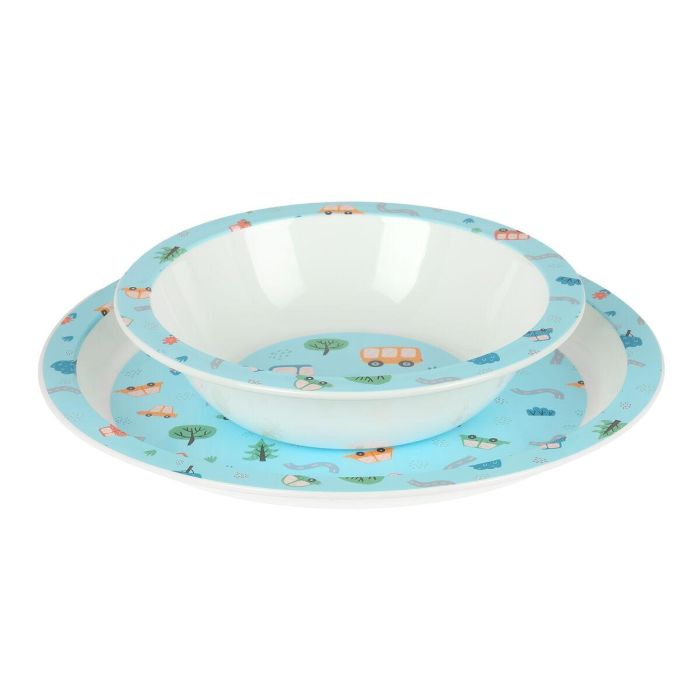 Set de vajilla infantil Safta Coches Poliéster 26 x 26 x 9 cm 6 Set de vajilla infantil Safta Coches Poliéster 26 x 26 x 9 cm 6