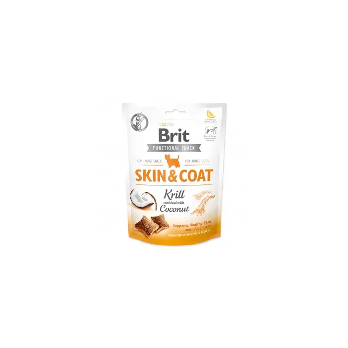 Brit Care Dog Functional Snack Piel Pelo Camaron 150 gr