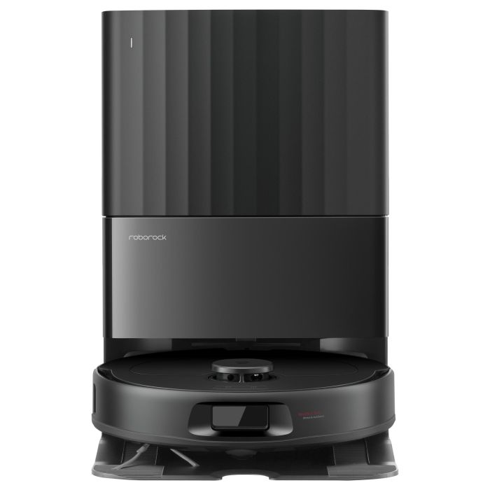 Roborock QR 598 Aspirador y Fregador Robot Negro con Estación Base Multifunción, LiDAR, 180 Min Autonomía, 8000 Pa Succión