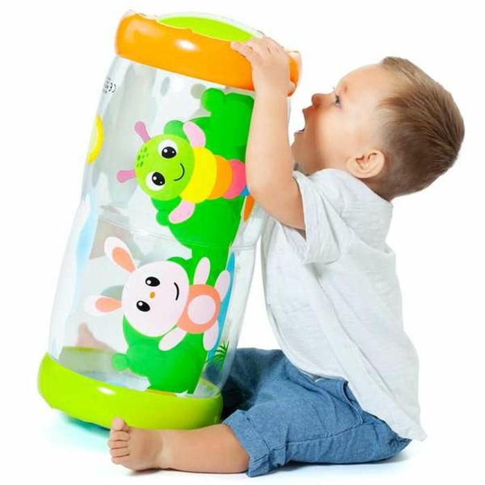 Activity roller. tubo de plastico hinchable y transparente. el bebe podrá gatear y pasar las bolitas de un lado a otro. 1