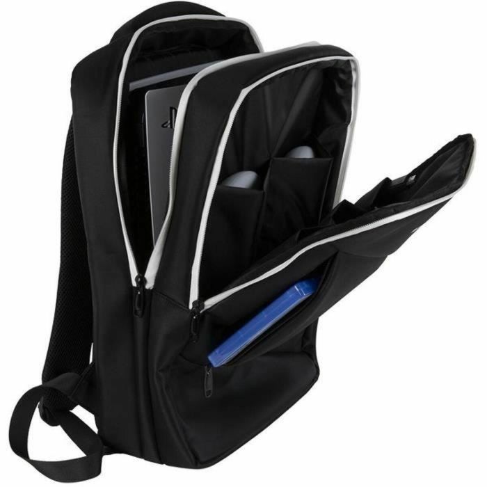 Konix Mochila de Transporte Mythics Titan para Consola PS5 y Accesorios, Volumen 16 L, Color Blanco y Negro 7