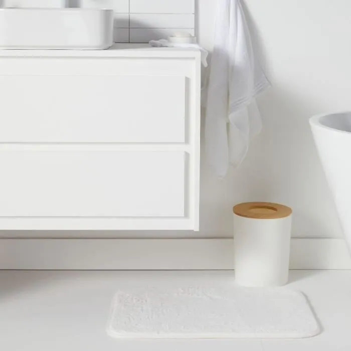 Today Juego 6 Accesorios Baño Dispensador Jabón Vaso Portacepillos Jabonera Escobilla Papelera Blanco TOD3574641271473 1