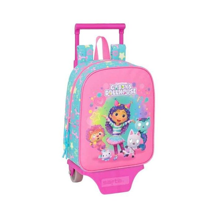 Safta Mochila con Carro Gabby's Dollhouse "Confetti" 22x27x10 cm