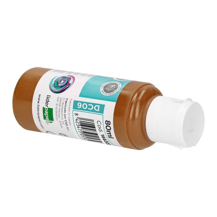 Pintura Acrilica Liderpapel Bote De 80 mL Marron 5