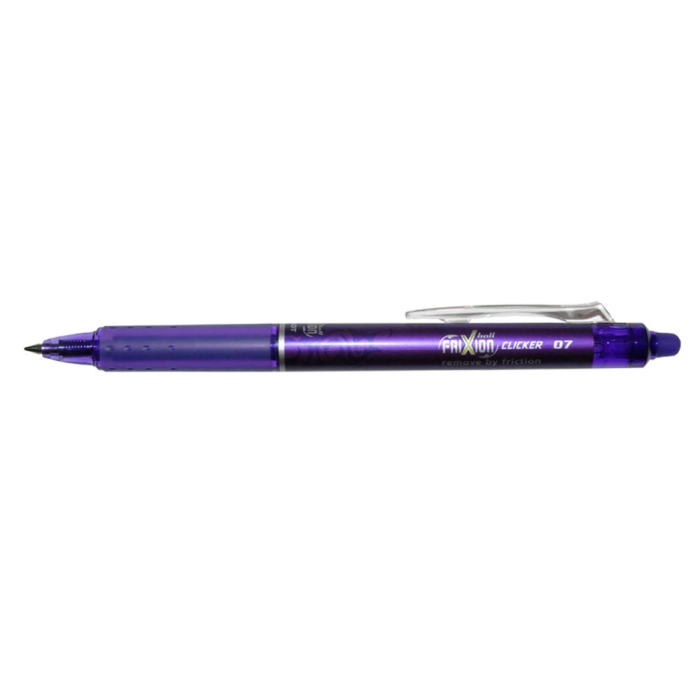 Pilot Frixion Clicker Bolígrafo Borrable Gel 0,7 mm Violeta 1