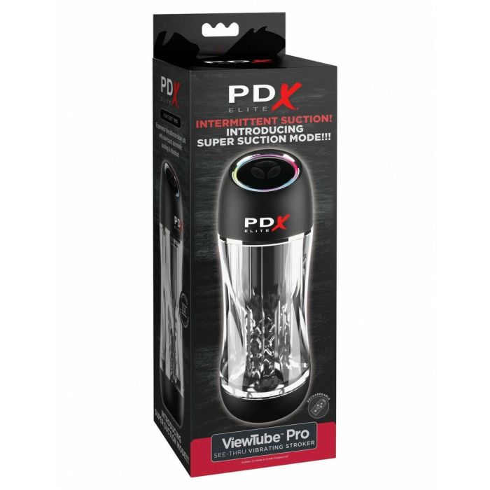 Masturbador Masculino Pipedream VIEWTUBE PRO CLEAR Negro 3