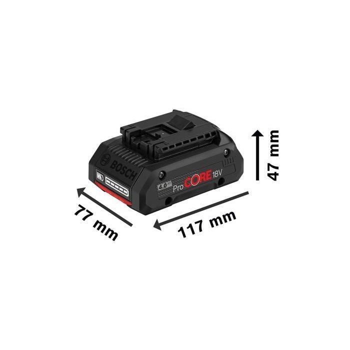 Batería profesional PROCORE 18V 4.0Ah en caja de cartón - BOSCH - 1600A016GB 1 Batería profesional PROCORE 18V 4.0Ah en caja de cartón - BOSCH - 1600A016GB 1