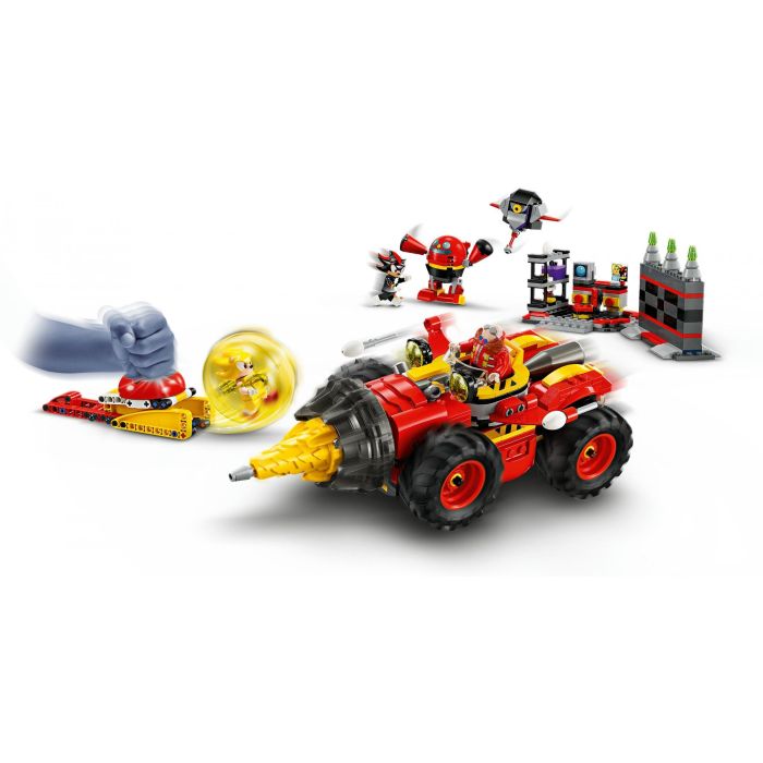 LEGO 76999 Sonic the Hedgehog Super Sonic vs. Egg Drillster, con Shadow y el Dr. Eggman 3