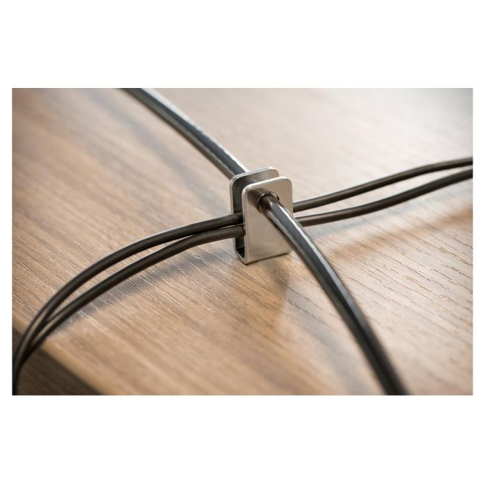 Kensington Kit de Candado para Ordenador de Sobremesa y Periféricos 2.0, Cable de 2,44 m, Negro/Plata