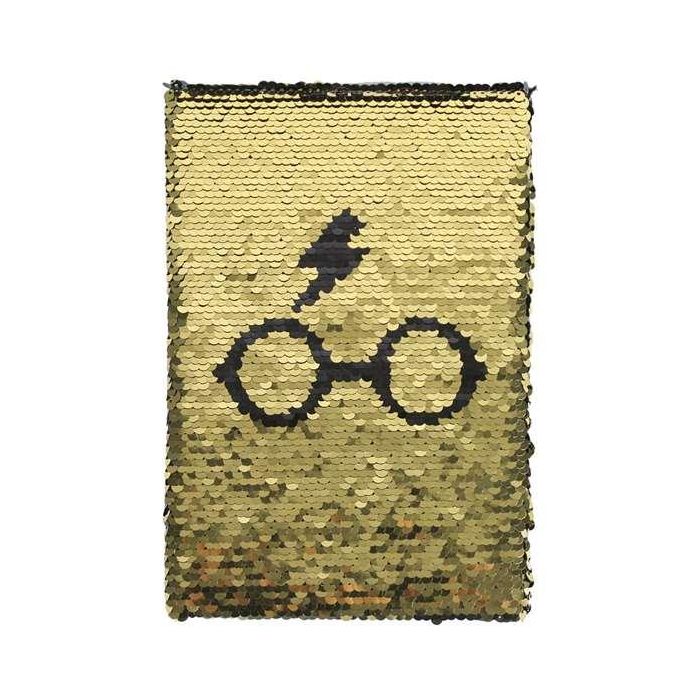 Cerdá Cuaderno Premium Lentejuelas Harry Potter Dorado 4 Cerdá Cuaderno Premium Lentejuelas Harry Potter Dorado 4