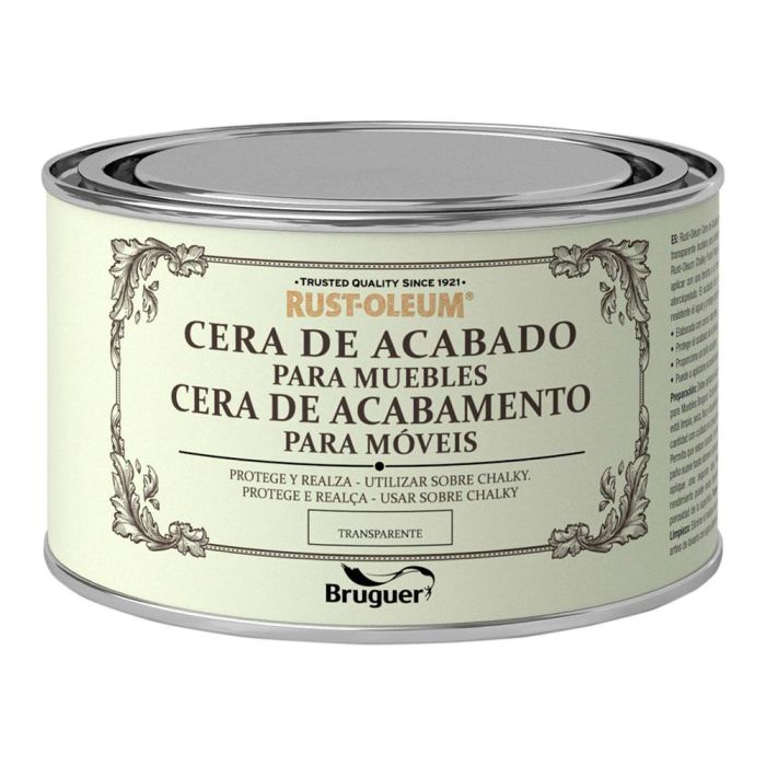Bruguer Rust-oleum Chalky Finish Cera para Muebles Transparente 0,4L - Interior, Multisuperficie