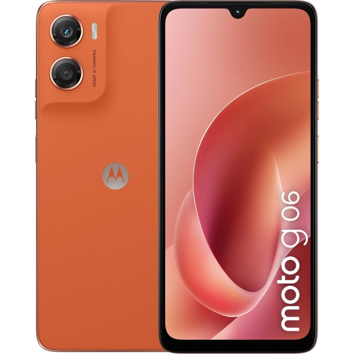 Motorola moto G06 4GB RAM 256GB Almacenamiento 50MP Cámara Naranja 1