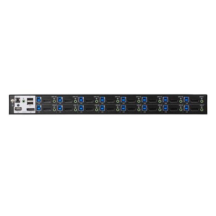Aten CS19216 16-Port USB 3.0 4K DisplayPort KVM Switch con Soporte para Monitor Dual 1