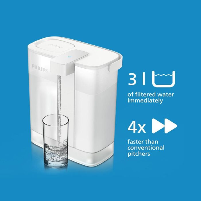 Jarra Philips AWP2980WH/24 INSTANT Blanco Plástico 3 L 3 Jarra Philips AWP2980WH/24 INSTANT Blanco Plástico 3 L 3