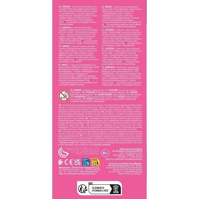 Clementoni CLE8005125188789 Kit Crea tus flores Tulipán 5