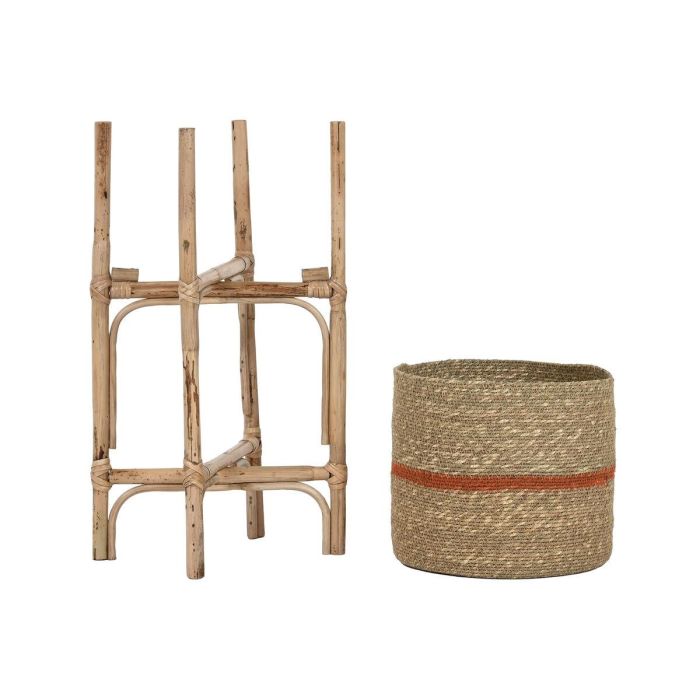 Macetero Balines DKD Home Decor Natural 26 x 67 x 26 cm Set de 2 1