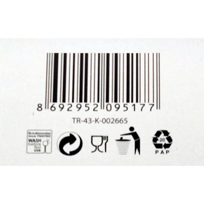 Lav Set 6 Vasos Vidrio Empire 510cc (8x8x15 cm) (8 Cajas) 6